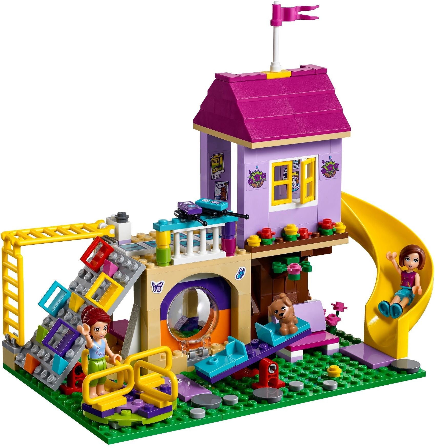 LEGO 41325 Heartlake City Playground: Treehouse, Swings & Slides - SuperSaverAU - view 4