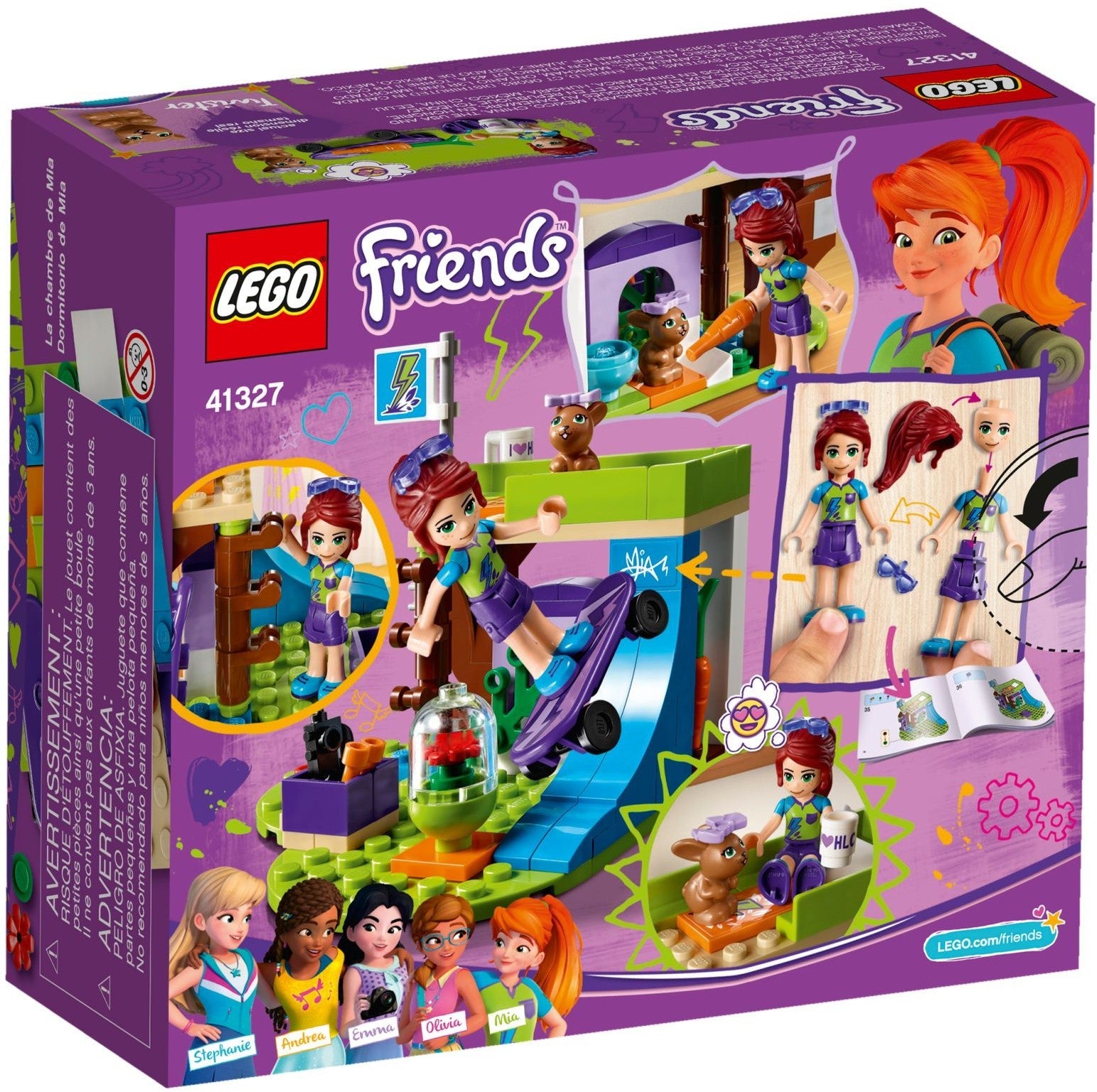 LEGO 41327 Mia's Tree House Bedroom Playset with Bunny - SuperSaverAU - view 2