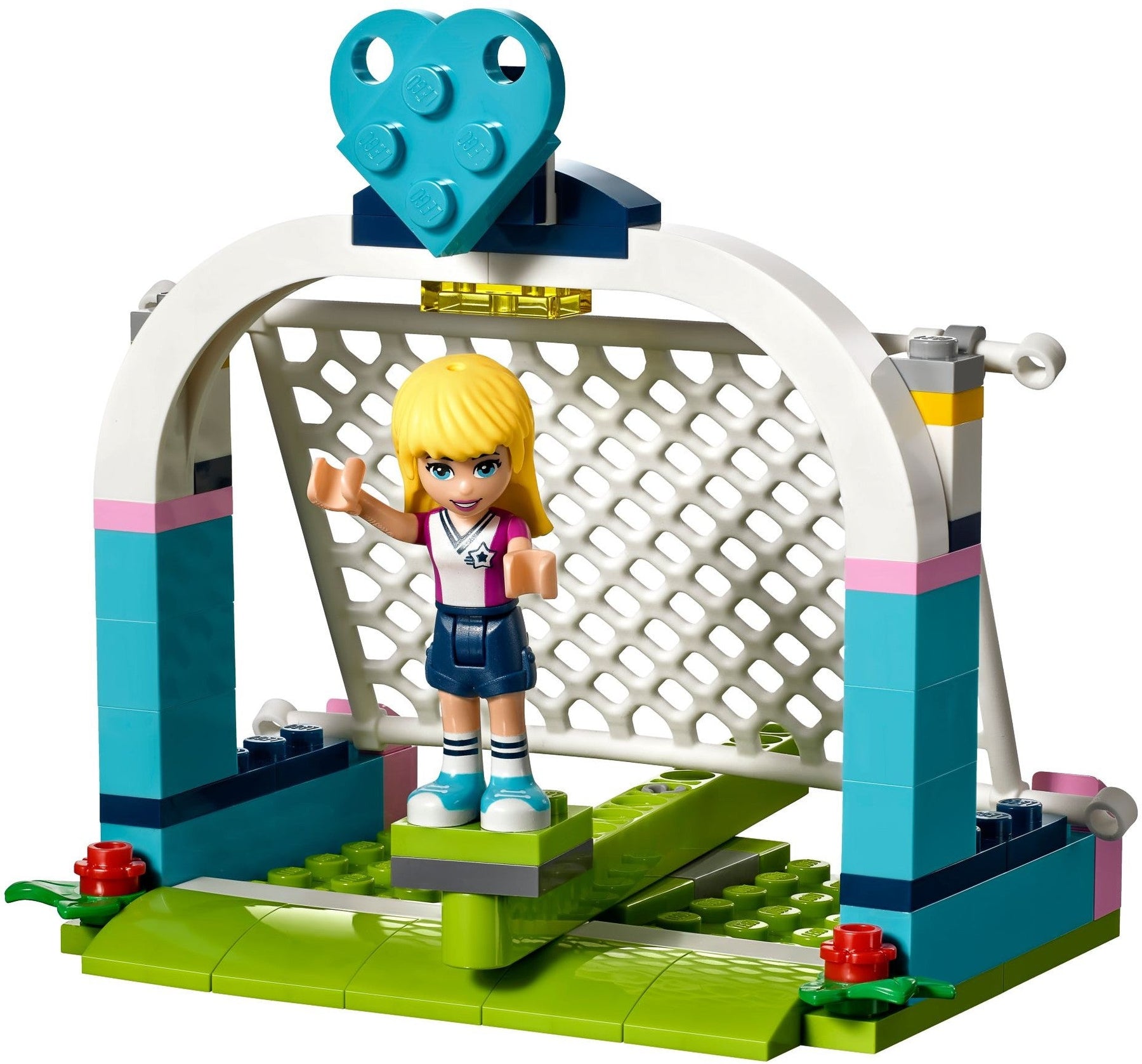 LEGO 41330 Stephanie's Soccer Practice Playset: Goal & Training Fun - SuperSaverAU - view 3