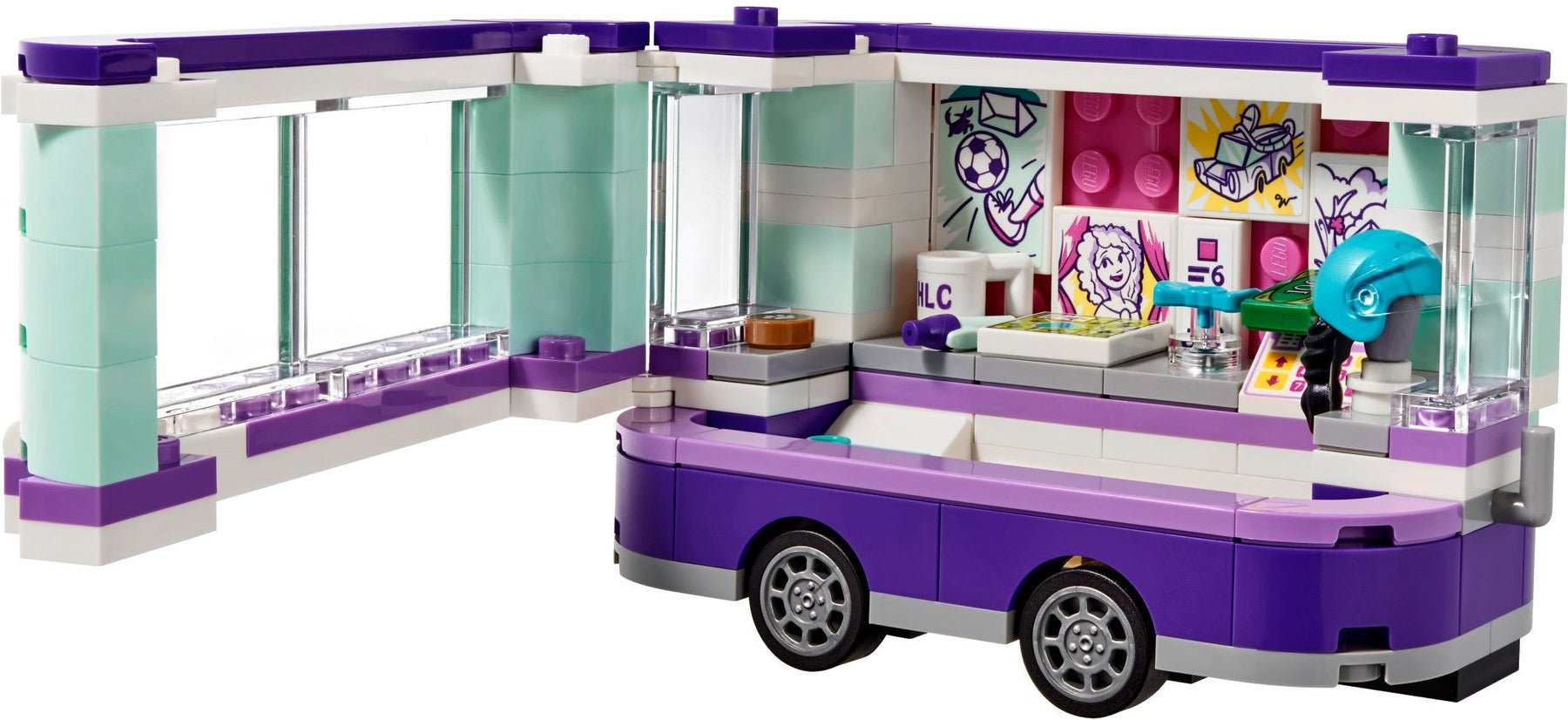 LEGO 41332 Emma's Art Stand Playset: Heartlake City Park Fun - SuperSaverAU - view 5