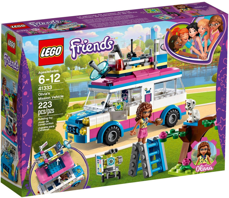LEGO 41333 Olivia's Mission Vehicle: Rescue Cat in Heartlake City Park - SuperSaverAU - view 1