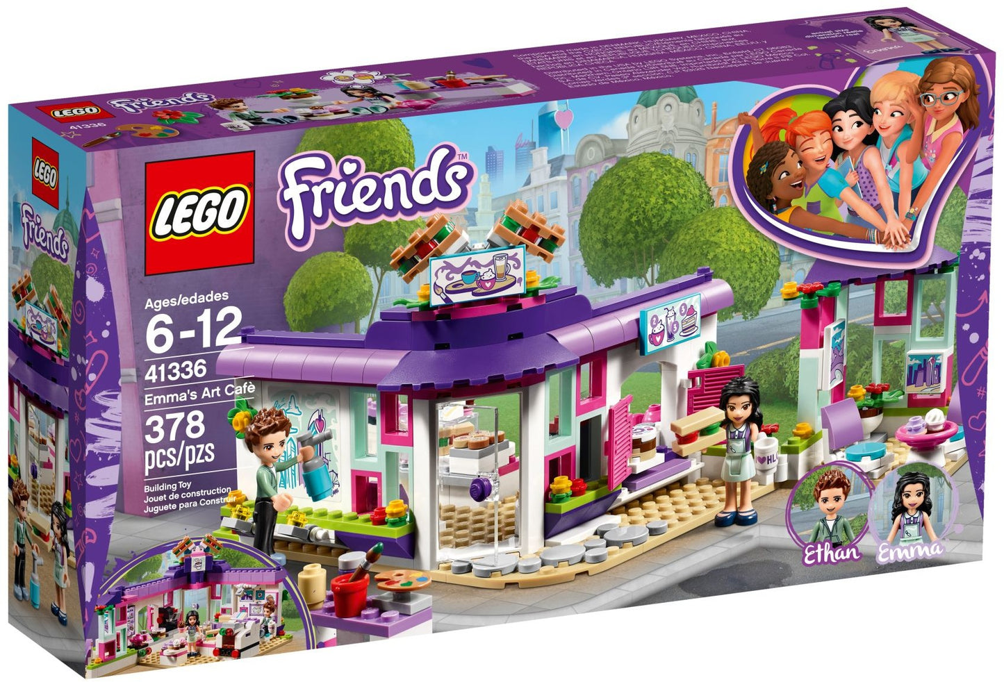 LEGO 41336 Emma's Art Café - Building Toy with Mini-Dolls