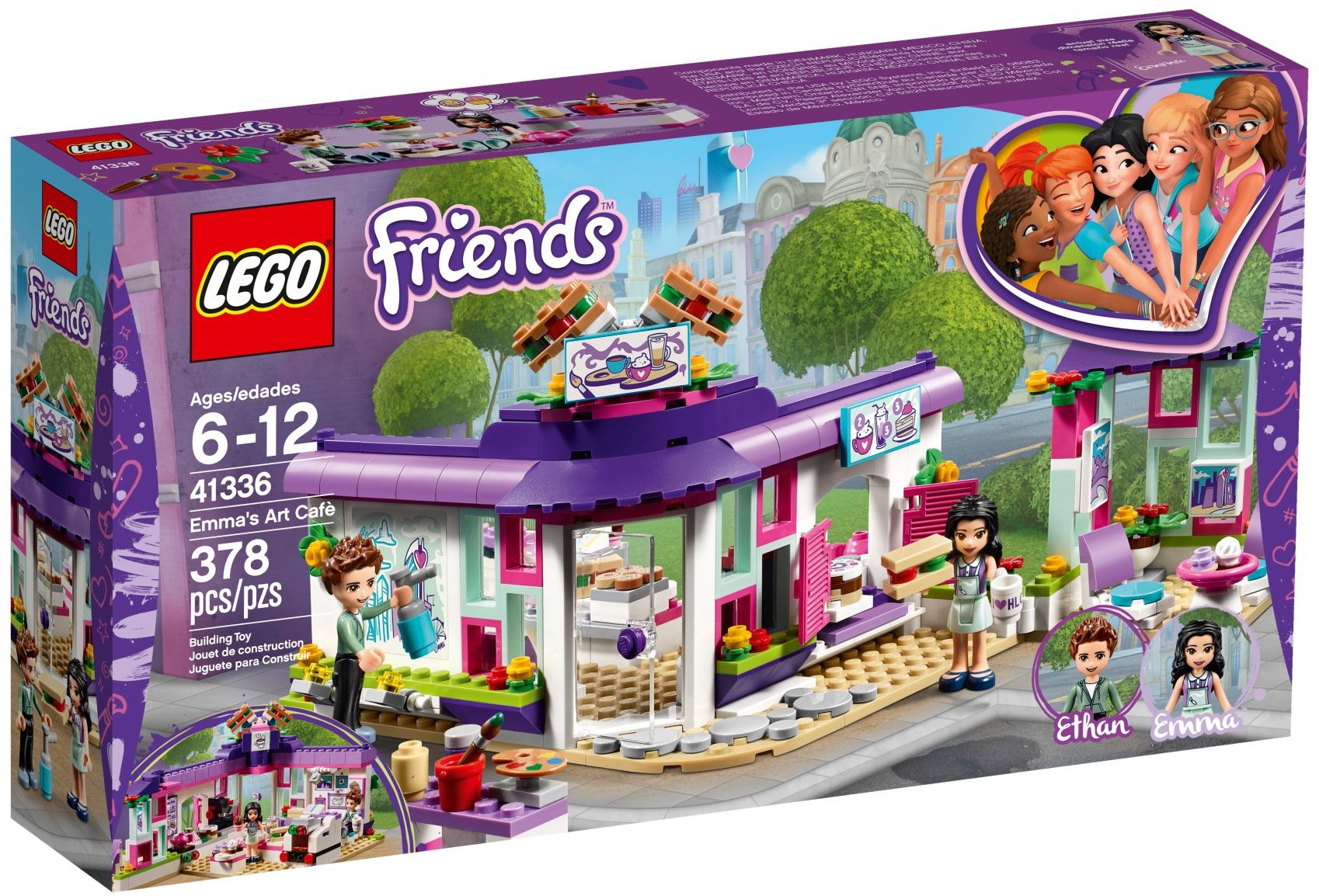 LEGO 41336 Emma's Art Café - Building Toy with Mini-Dolls - SuperSaverAU - view 1