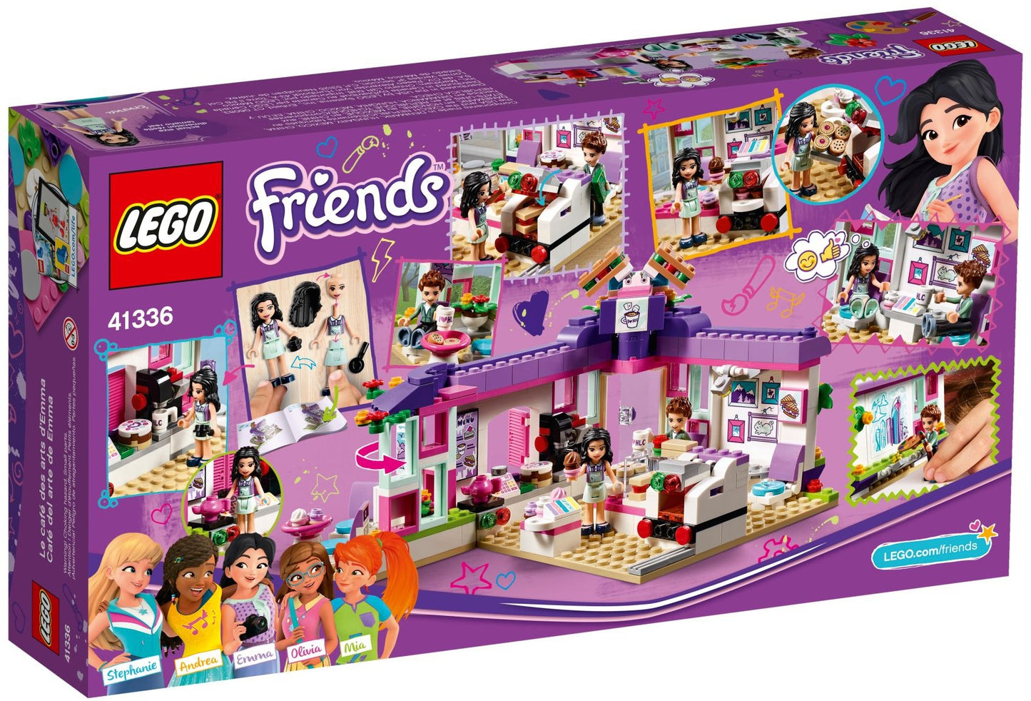 LEGO 41336 Emma's Art Café - Building Toy with Mini-Dolls