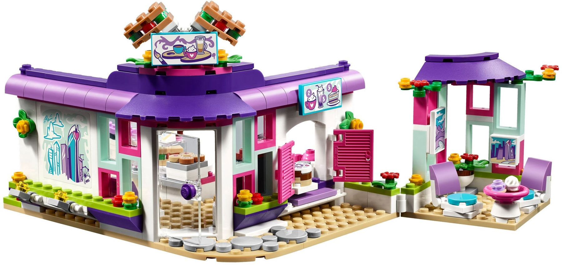 LEGO 41336 Emma's Art Café - Building Toy with Mini-Dolls - SuperSaverAU - view 5