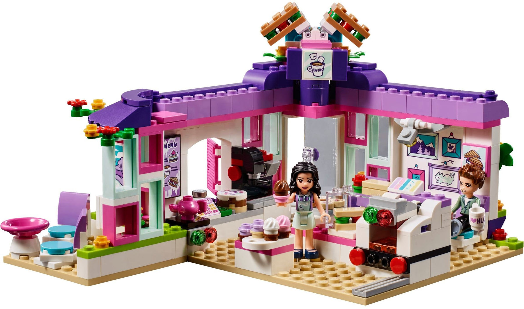 LEGO 41336 Emma's Art Café - Building Toy with Mini-Dolls - SuperSaverAU - view 6