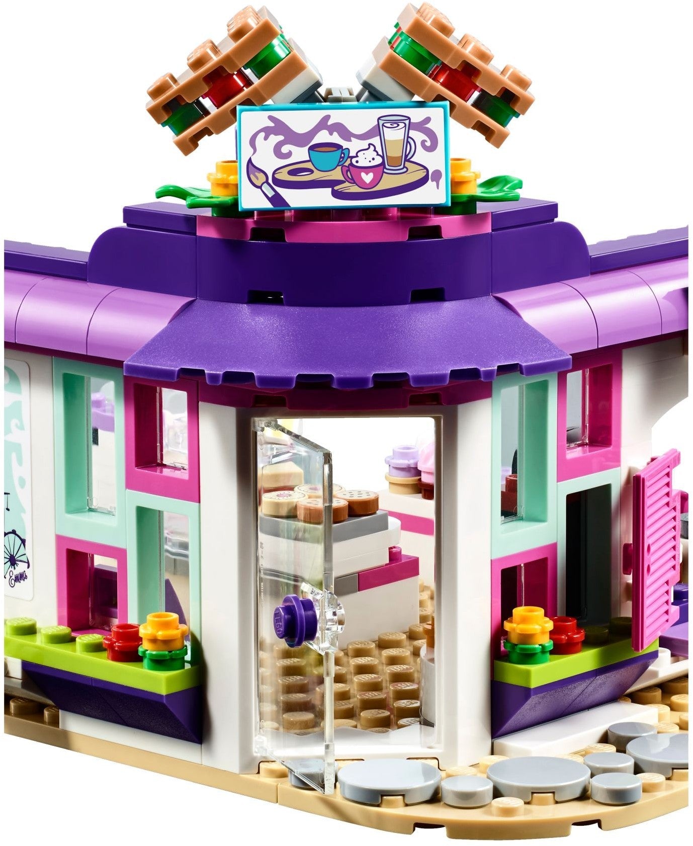 LEGO 41336 Emma's Art Café - Building Toy with Mini-Dolls - SuperSaverAU - view 7