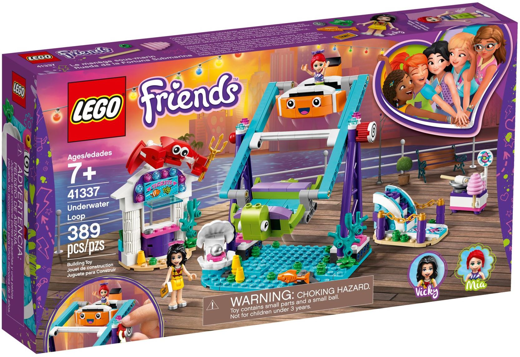 LEGO 41337 Underwater Loop: Spinning Fun at the Amusement Park - SuperSaverAU - view 1