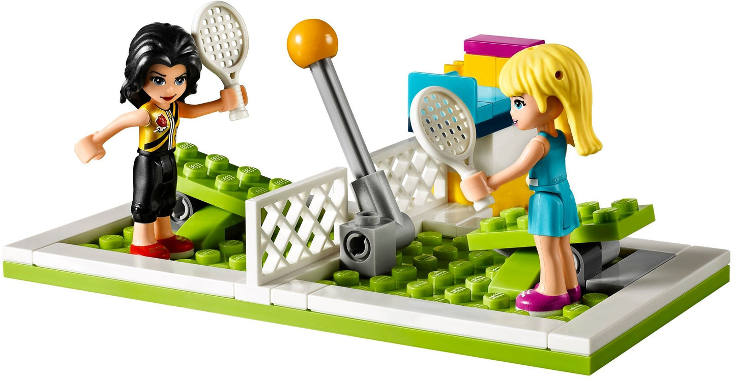 LEGO 41338 Stephanie's Sports Arena: Tennis, Basketball & Fun!