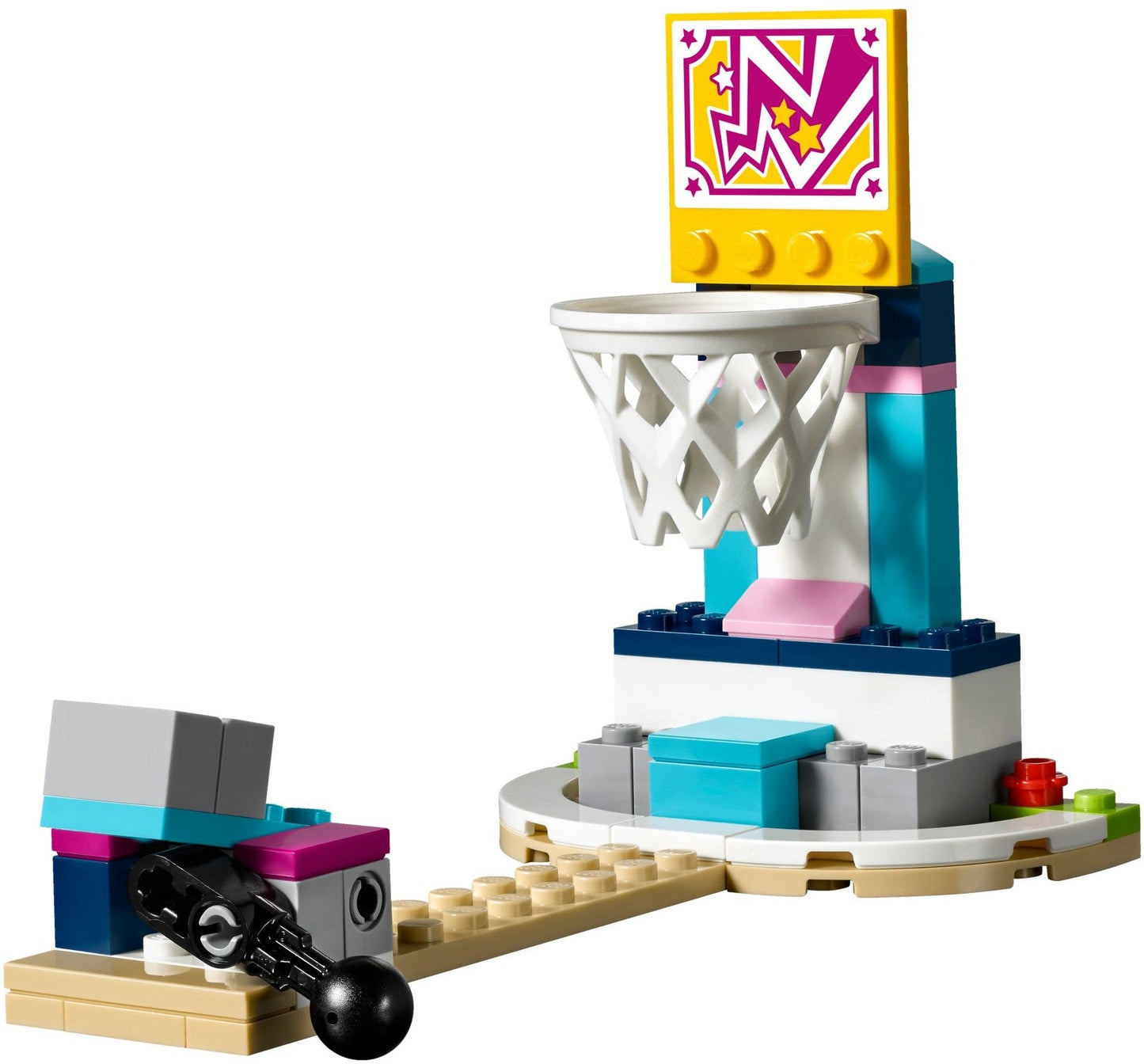 LEGO 41338 Stephanie's Sports Arena: Tennis, Basketball & Fun!
