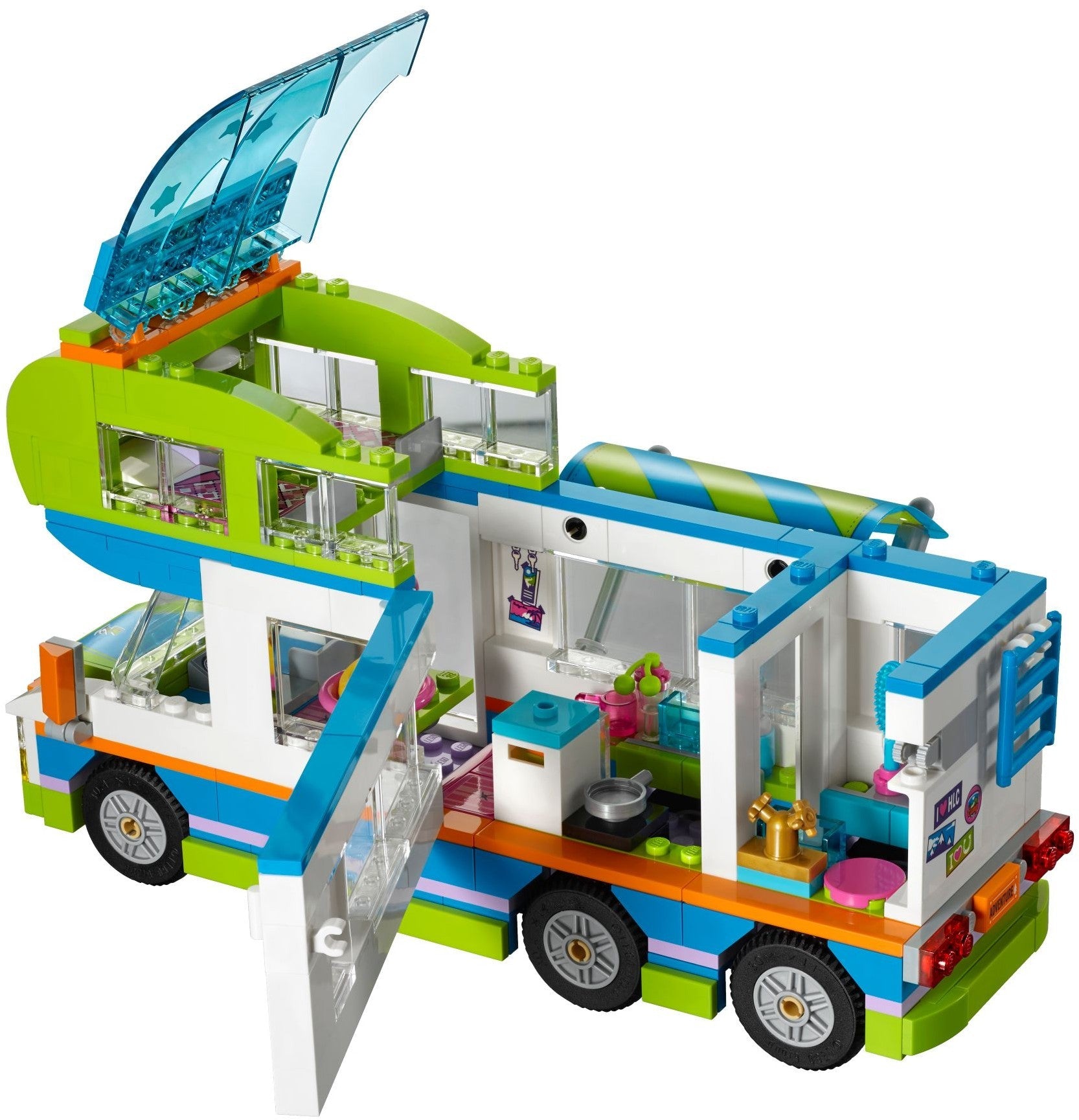 LEGO 41339 Mia's Camper Van: Camping Adventure with Horse & Accessories - SuperSaverAU - view 6