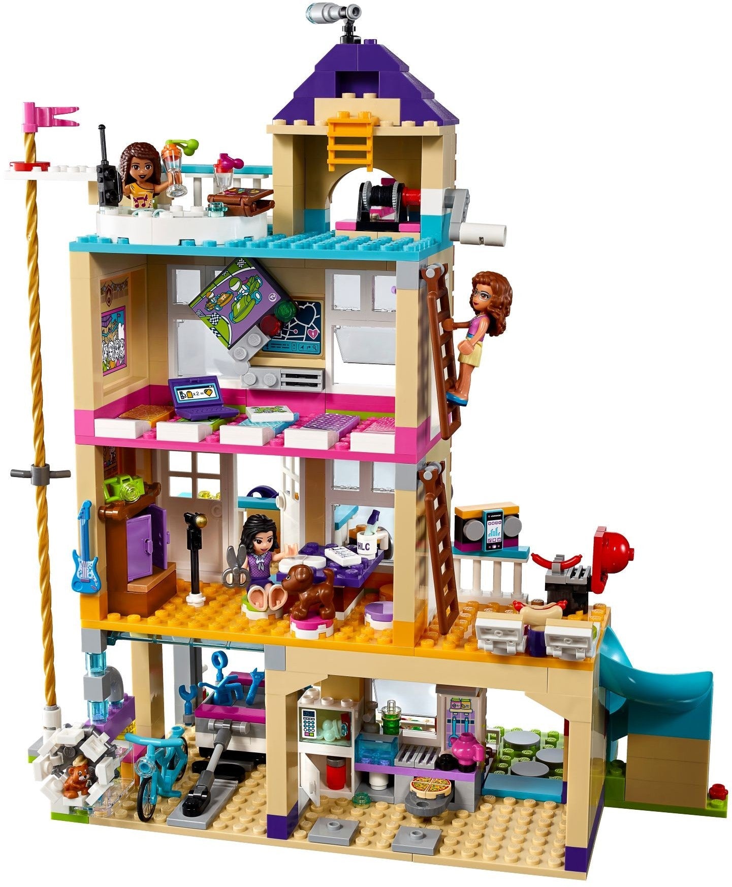 LEGO 41340 Friendship House: Rescue Missions & Fun Times
