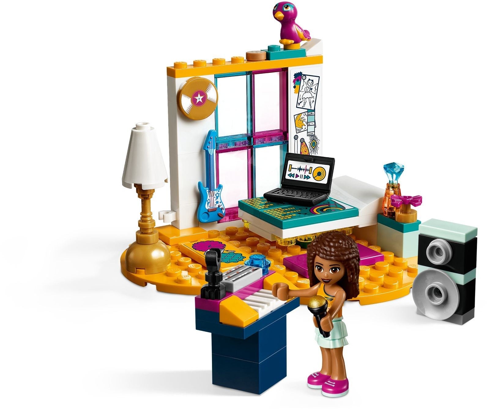 LEGO 41341 Andrea's Bedroom Music Set & Heart-Shaped Base - SuperSaverAU - view 2
