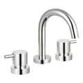 Mondella Resonance Chrome 1/4 Turn Pin Lever Basin Set WELS 4 Star 7.5L/min Stainless Steel