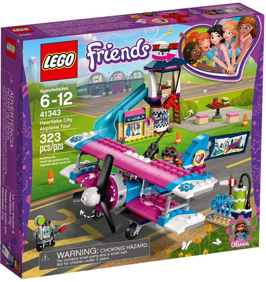 LEGO 41343 Heartlake City Airplane Tour Playset - SuperSaverAU - view 1