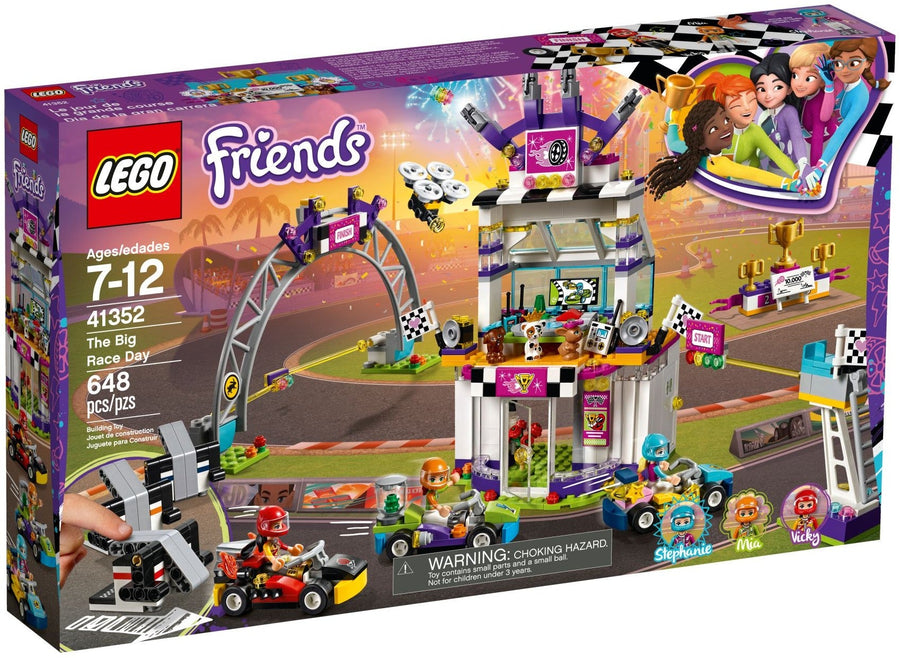 LEGO 41352 Friends Big Race Day Go-Kart Building Set - SuperSaverAU - view 1