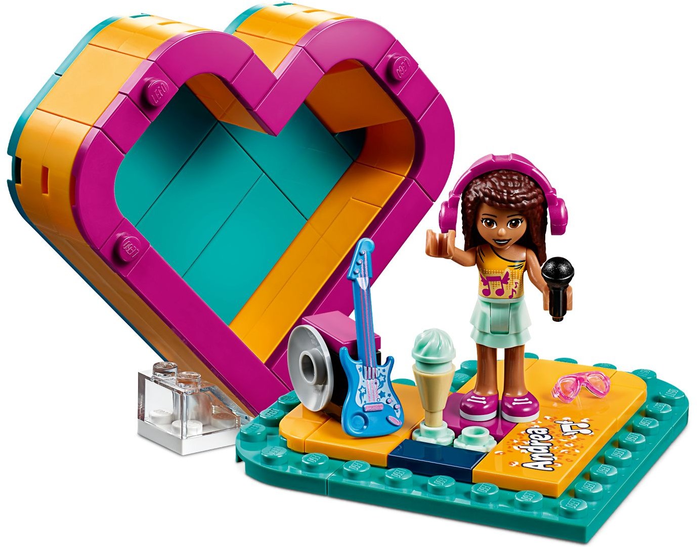 LEGO 41354 Andrea's Heart Box - Portable Playset with Mini-doll Figure
