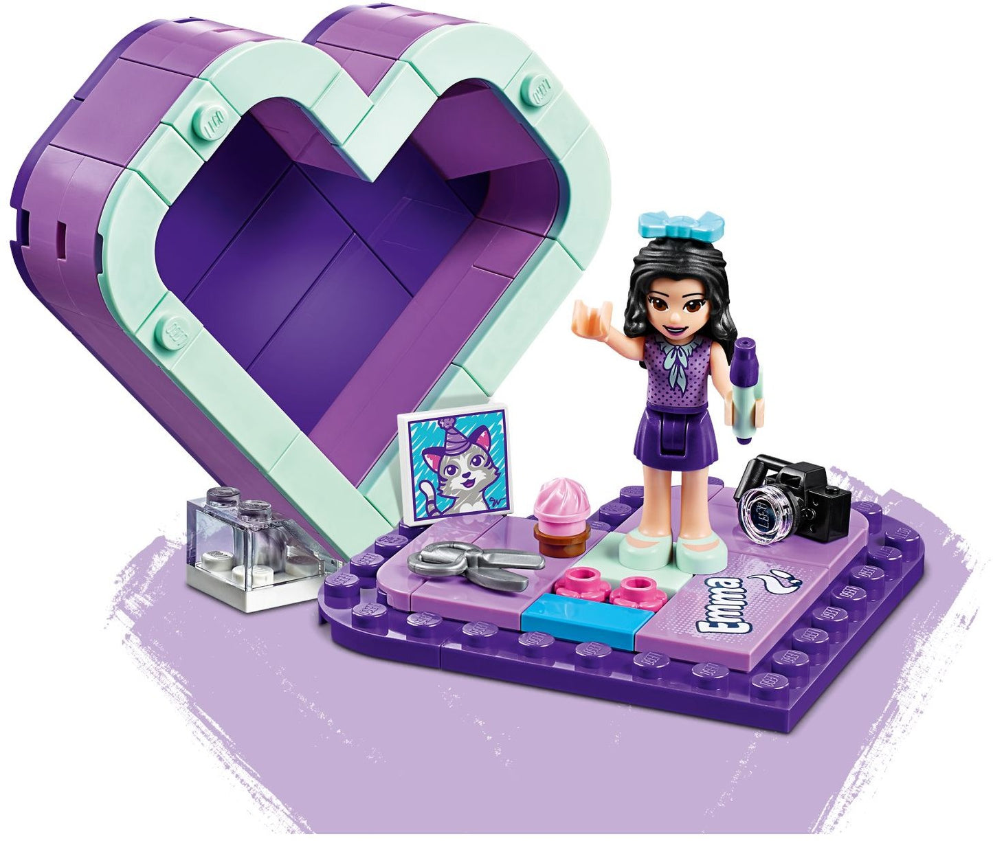 LEGO 41355 Emma's Heart Box - Arts & Crafts Travel Toy