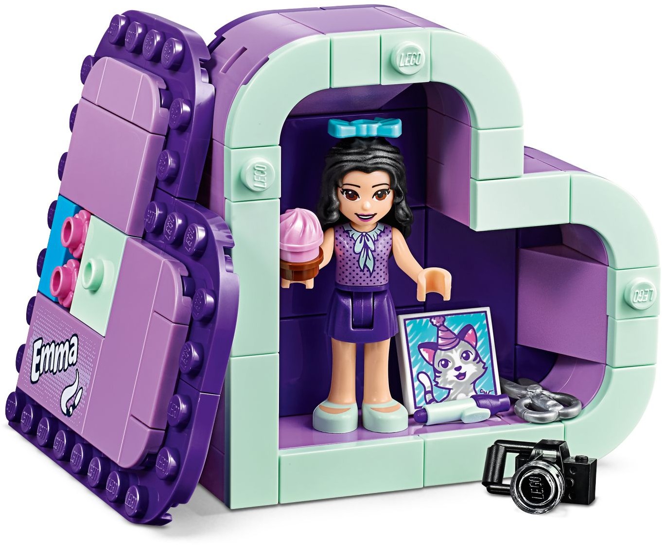 LEGO 41355 Emma's Heart Box - Arts & Crafts Travel Toy - SuperSaverAU - view 3