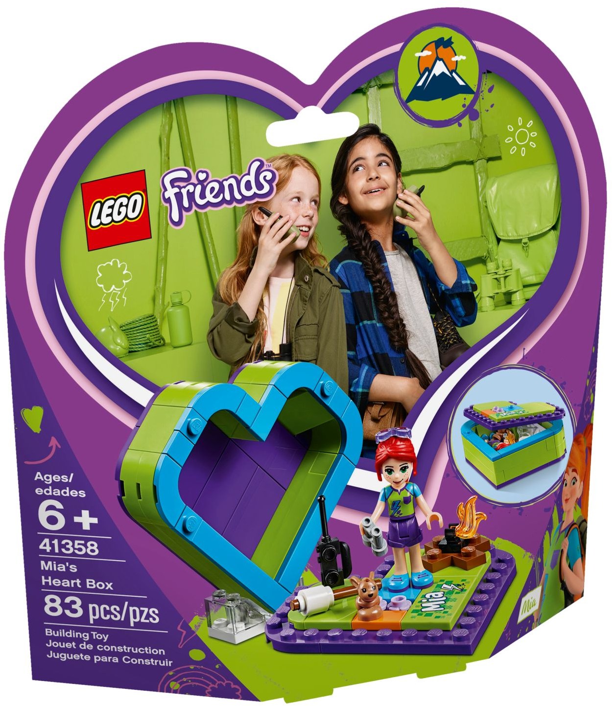 LEGO 41358 Mia's Heart Box - Friends Building Toy