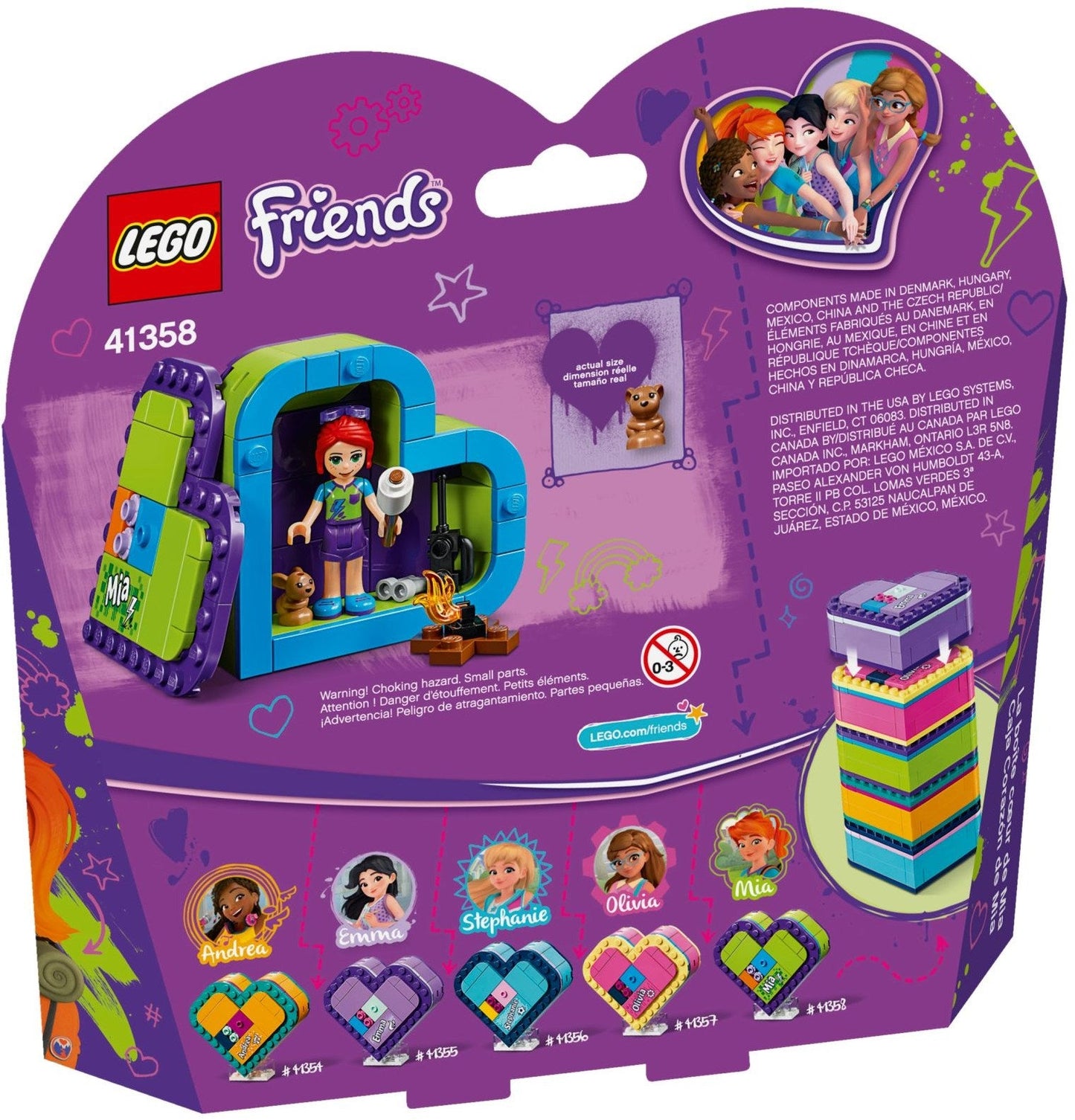 LEGO 41358 Mia's Heart Box - Friends Building Toy