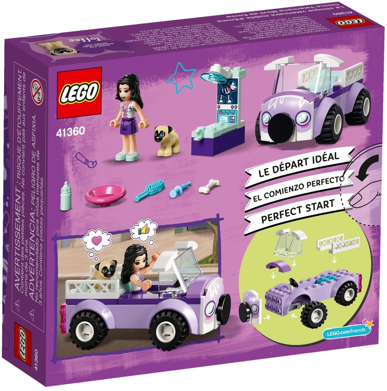 Lego Friends 41360 Emma's Mobile Veterinary Clinic- Auzzi Store