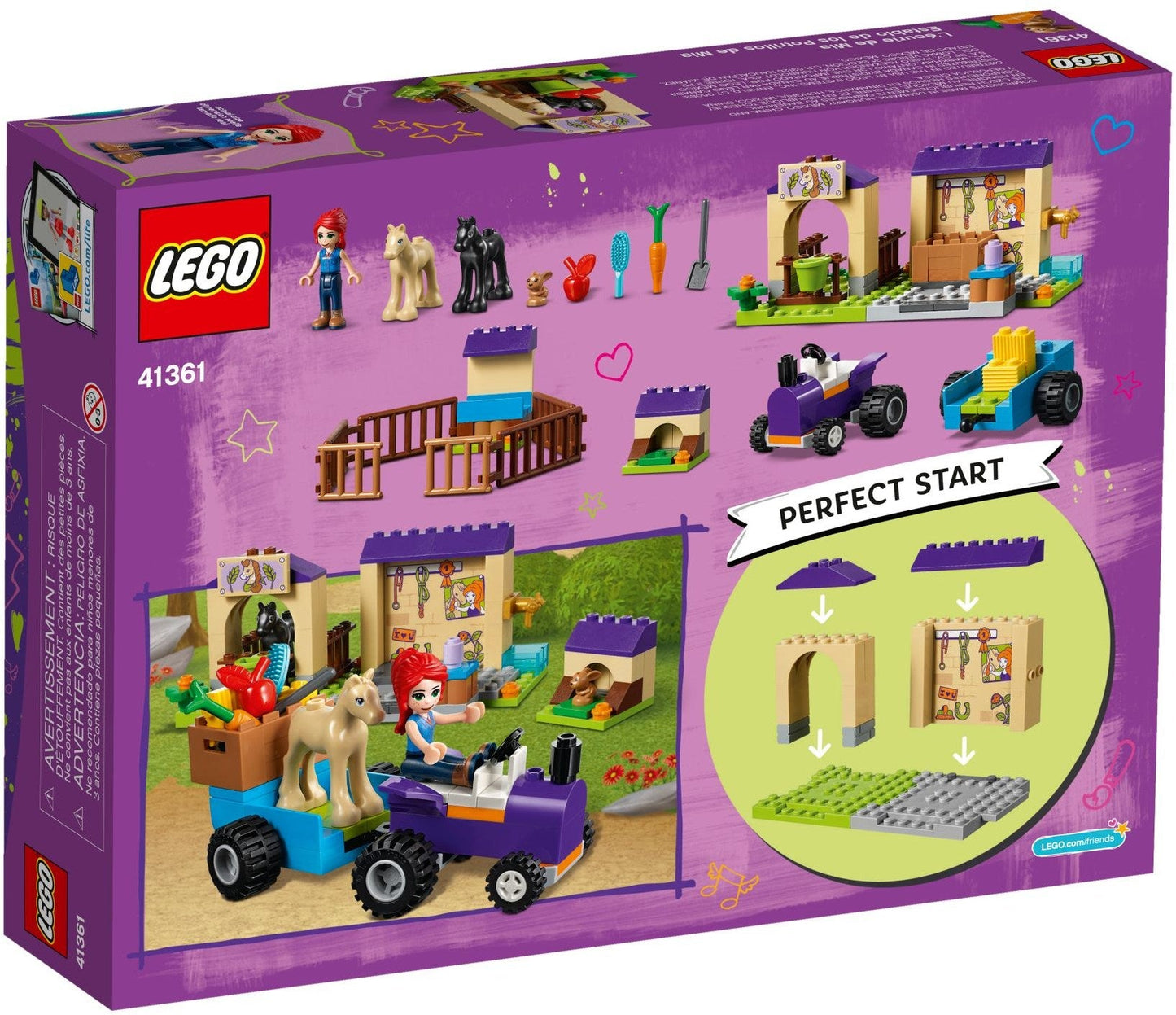 LEGO Friends Mia's Foal Stable 41362- Auzzi Store