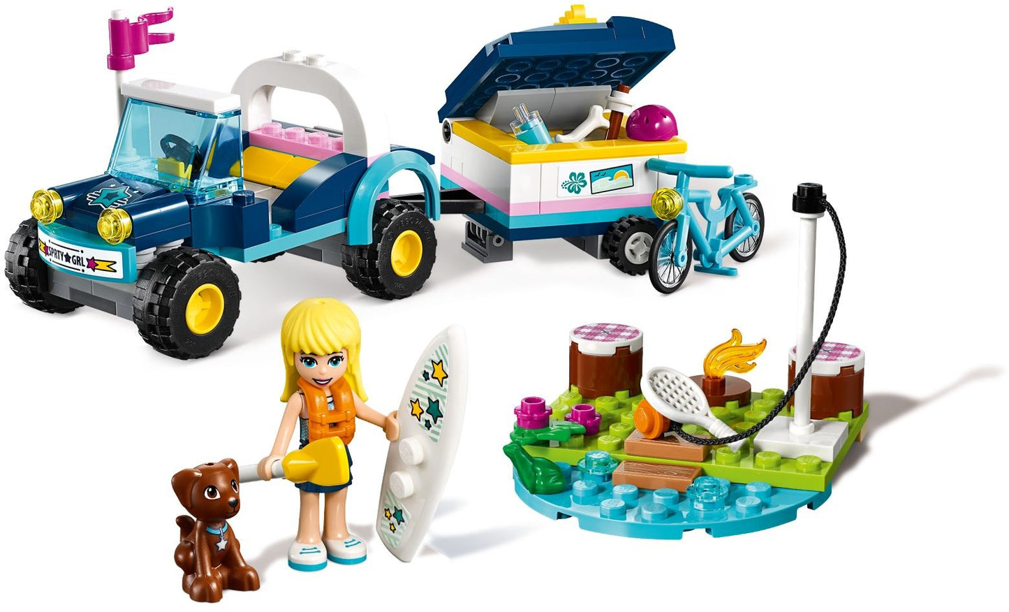 LEGO 41364 Friends Stephanie's Buggy & Trailer- Auzzi Store