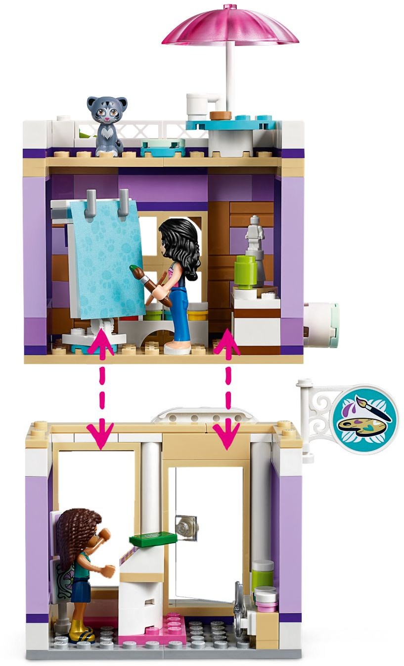 LEGO 41365 Emma's Art Studio - Creative Building Toy Set - SuperSaverAU - view 3