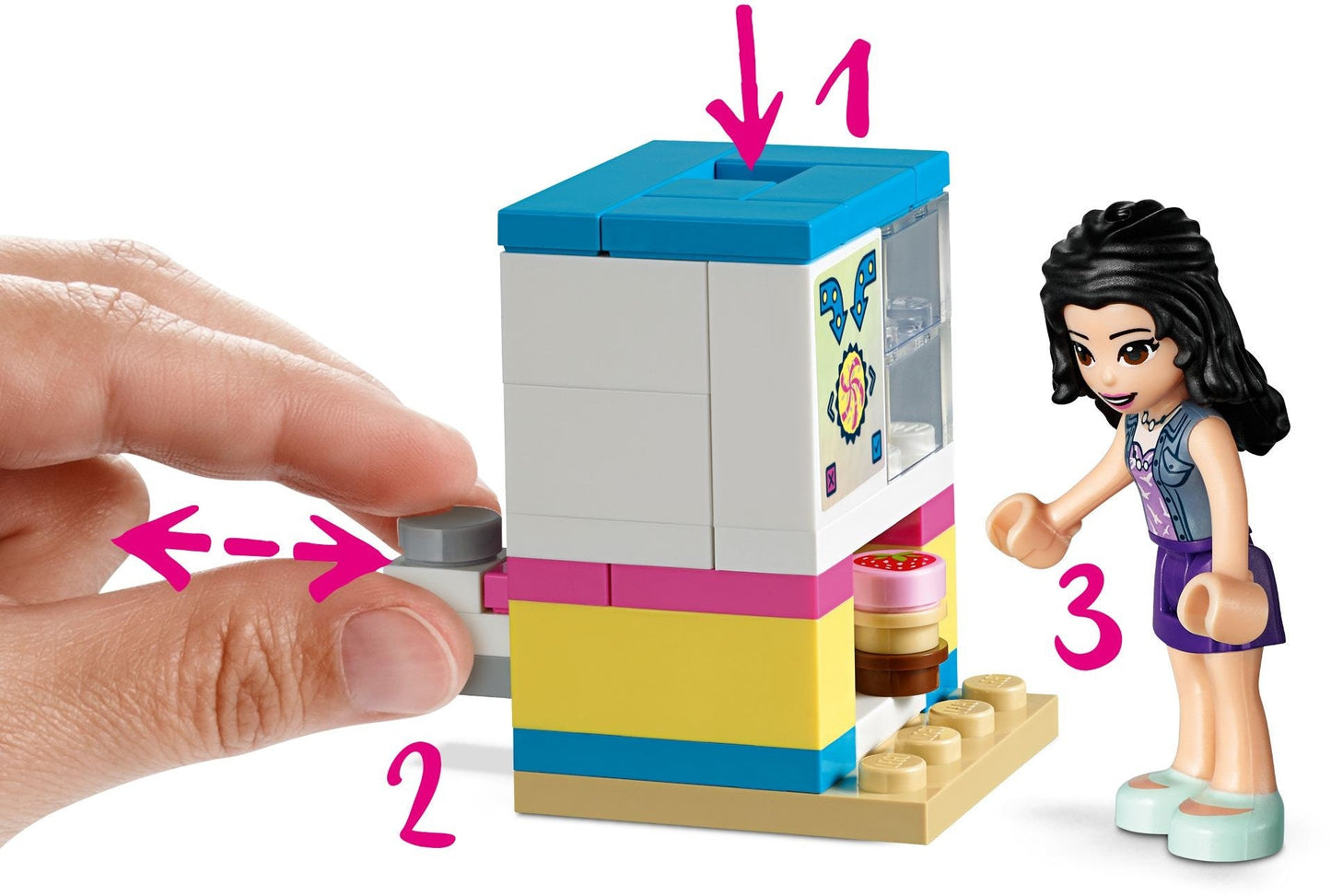 LEGO 41366 Olivia's Cupcake Cafe: Baking Fun with Emma & Robot Zobo