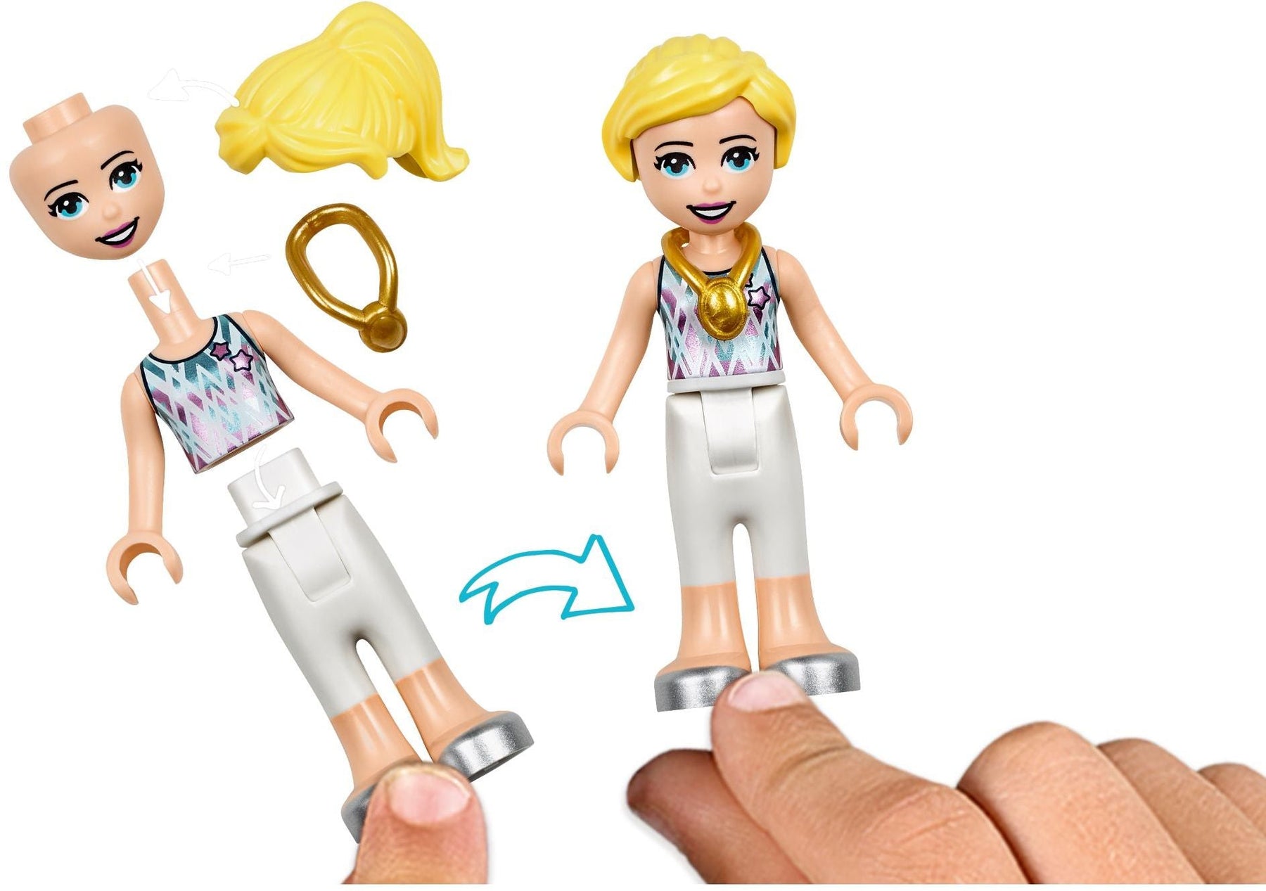LEGO 41372 Stephanie's Gymnastics Show: Fun Sports Toy for Kids - SuperSaverAU - view 3