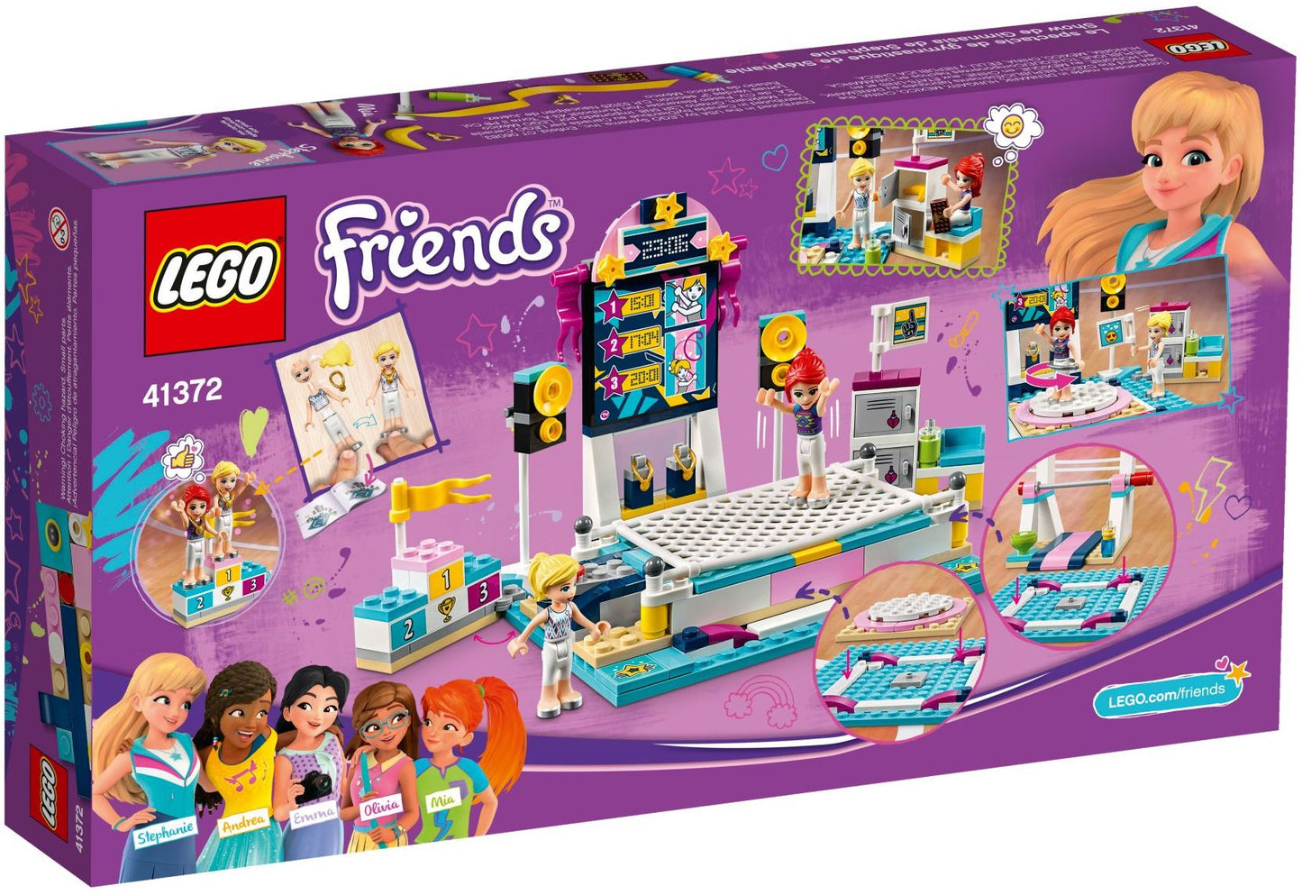 LEGO 41372 Stephanie's Gymnastics Show: Fun Sports Toy for Kids