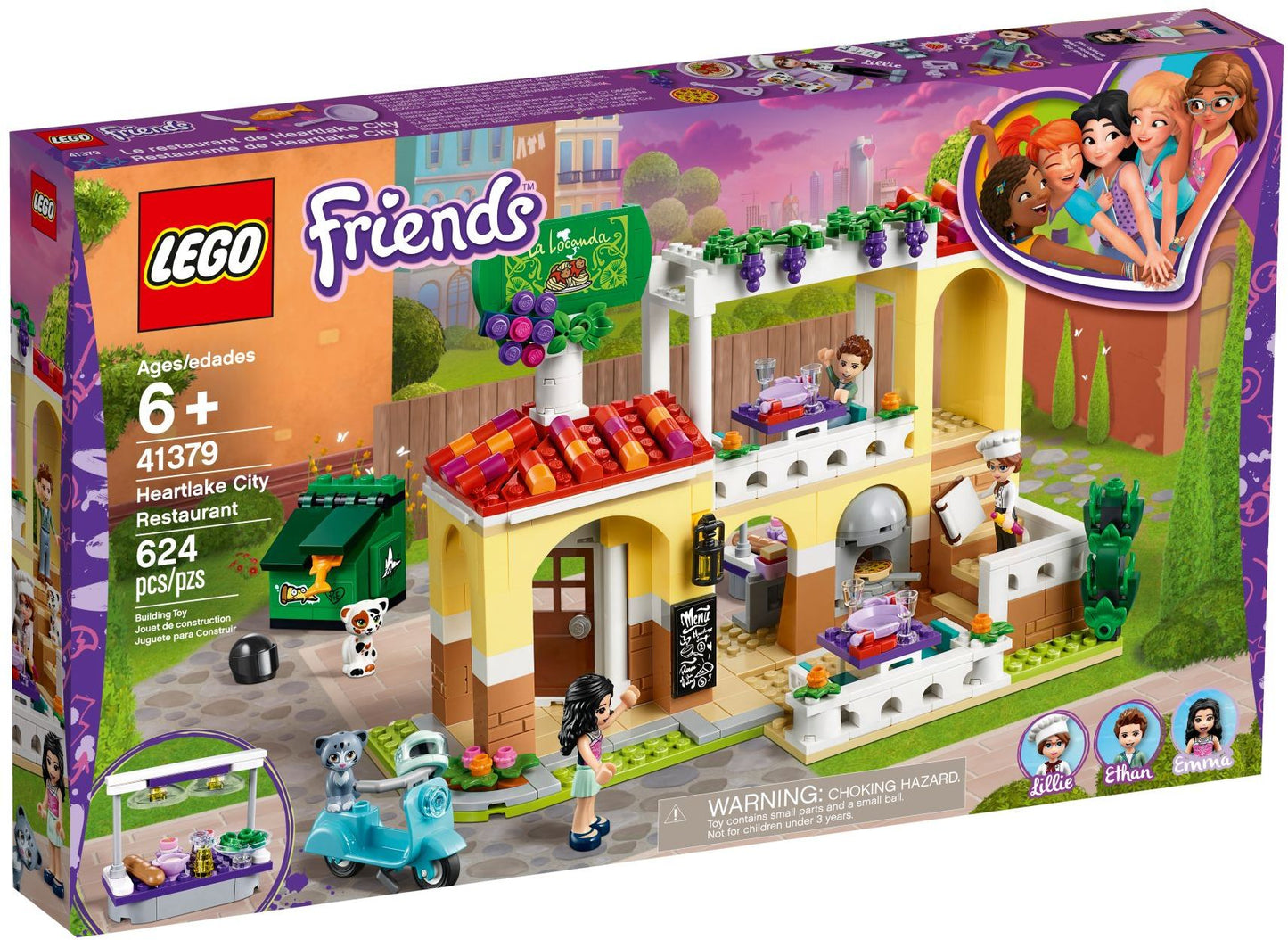 LEGO 41379 Heartlake City Restaurant Pizza Playset