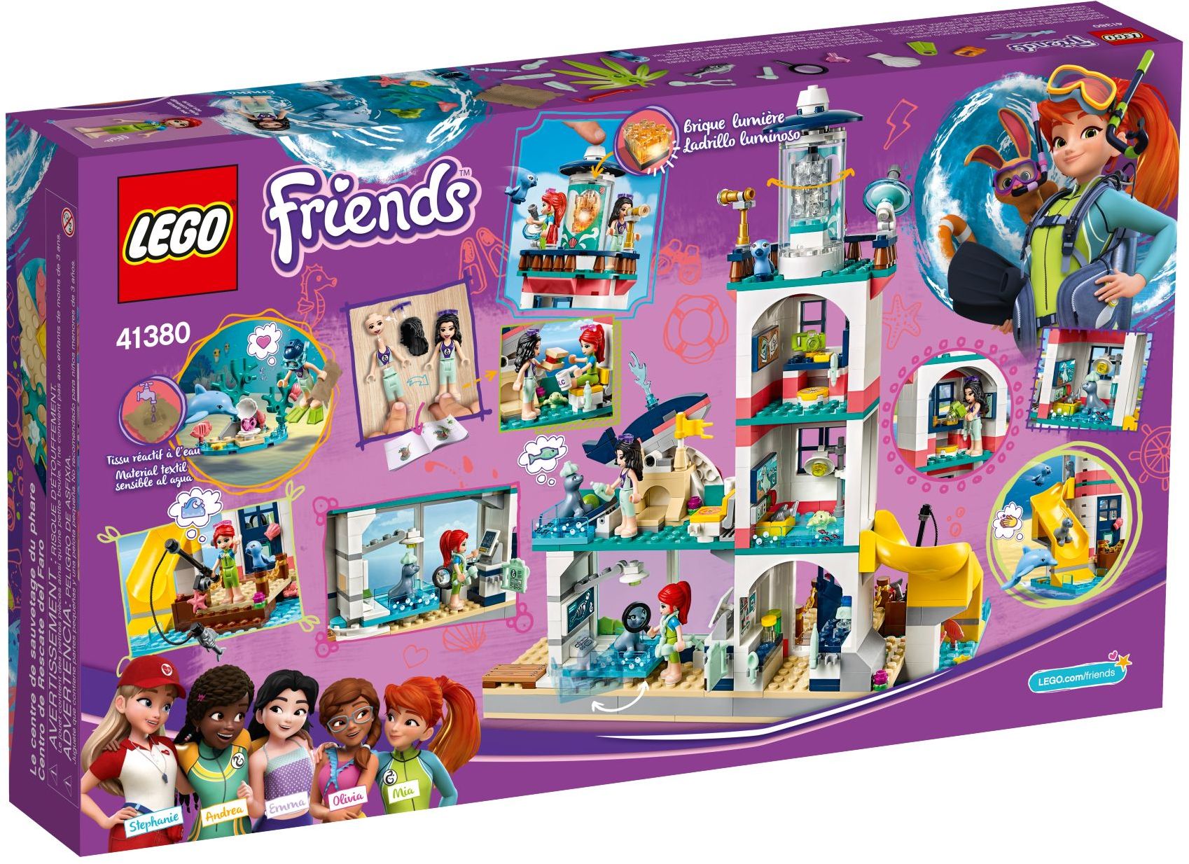 LEGO Friends Lighthouse Rescue Center 41380 Building Kit Tropical Island- Auzzi Store