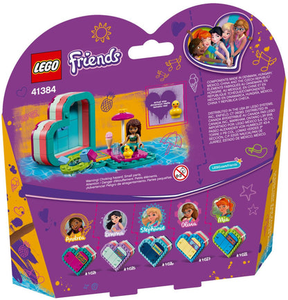 LEGO 41384 Andrea’s Summer Heart Box Pool Playset