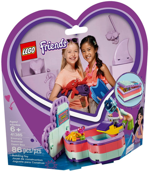 LEGO 41385 Emma's Summer Heart Box: Underwater Scooter & Gems - SuperSaverAU - view 1