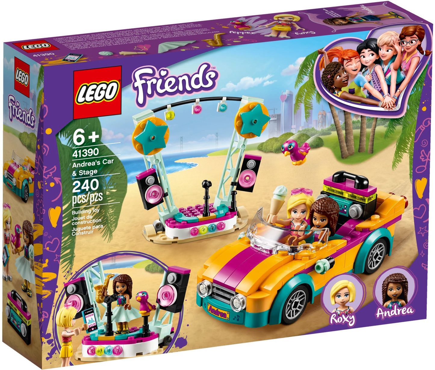 LEGO Friends 41390: Andrea's Car & Stage- Auzzi Store