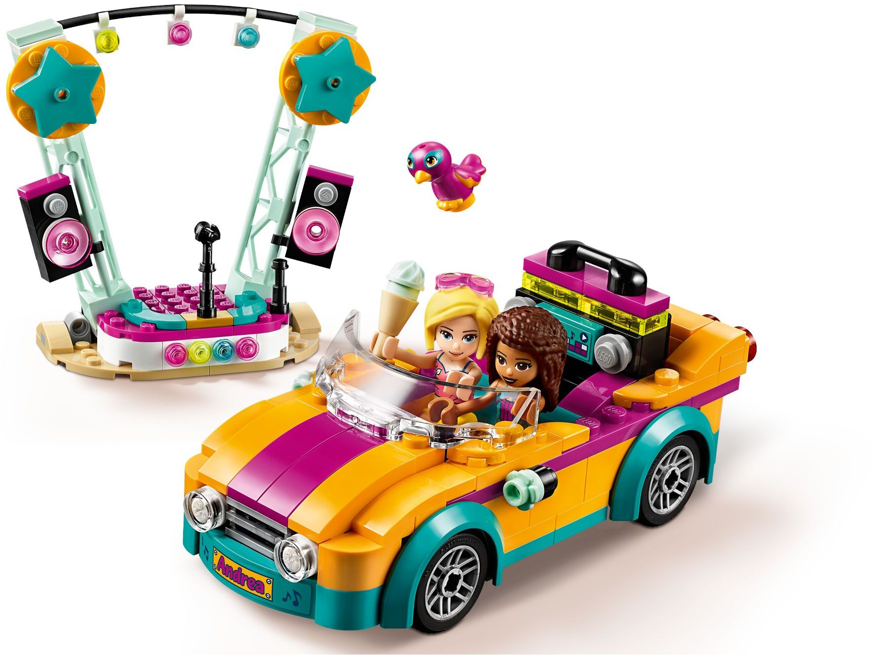 LEGO Friends 41390: Andrea's Car & Stage- Auzzi Store