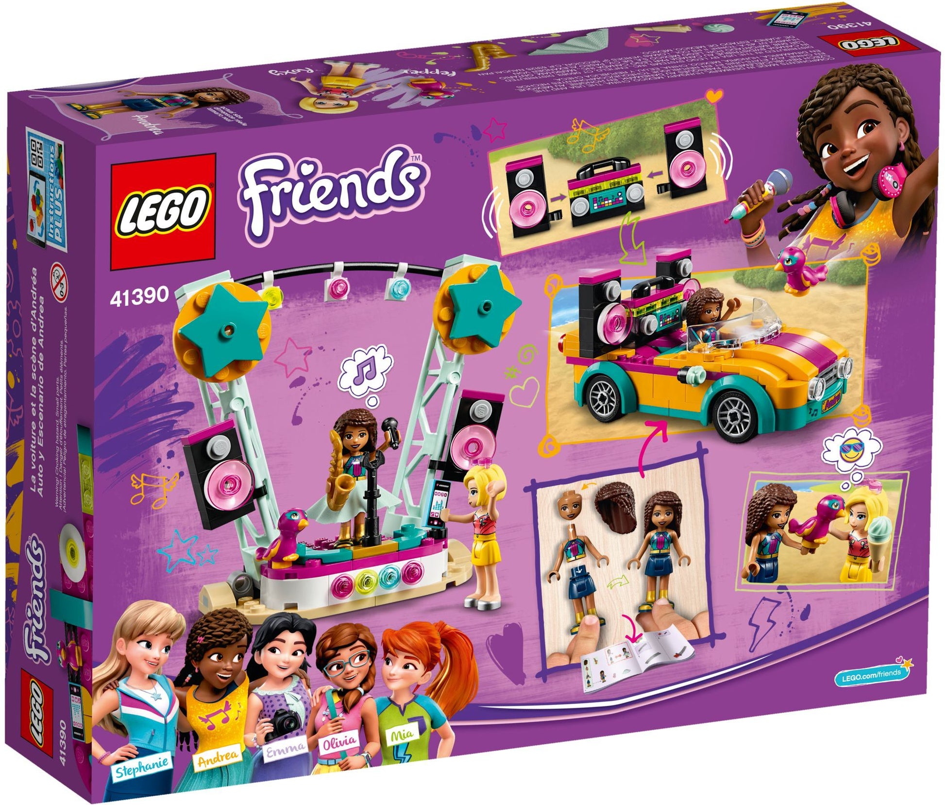 LEGO Friends 41390: Andrea's Car & Stage- Auzzi Store
