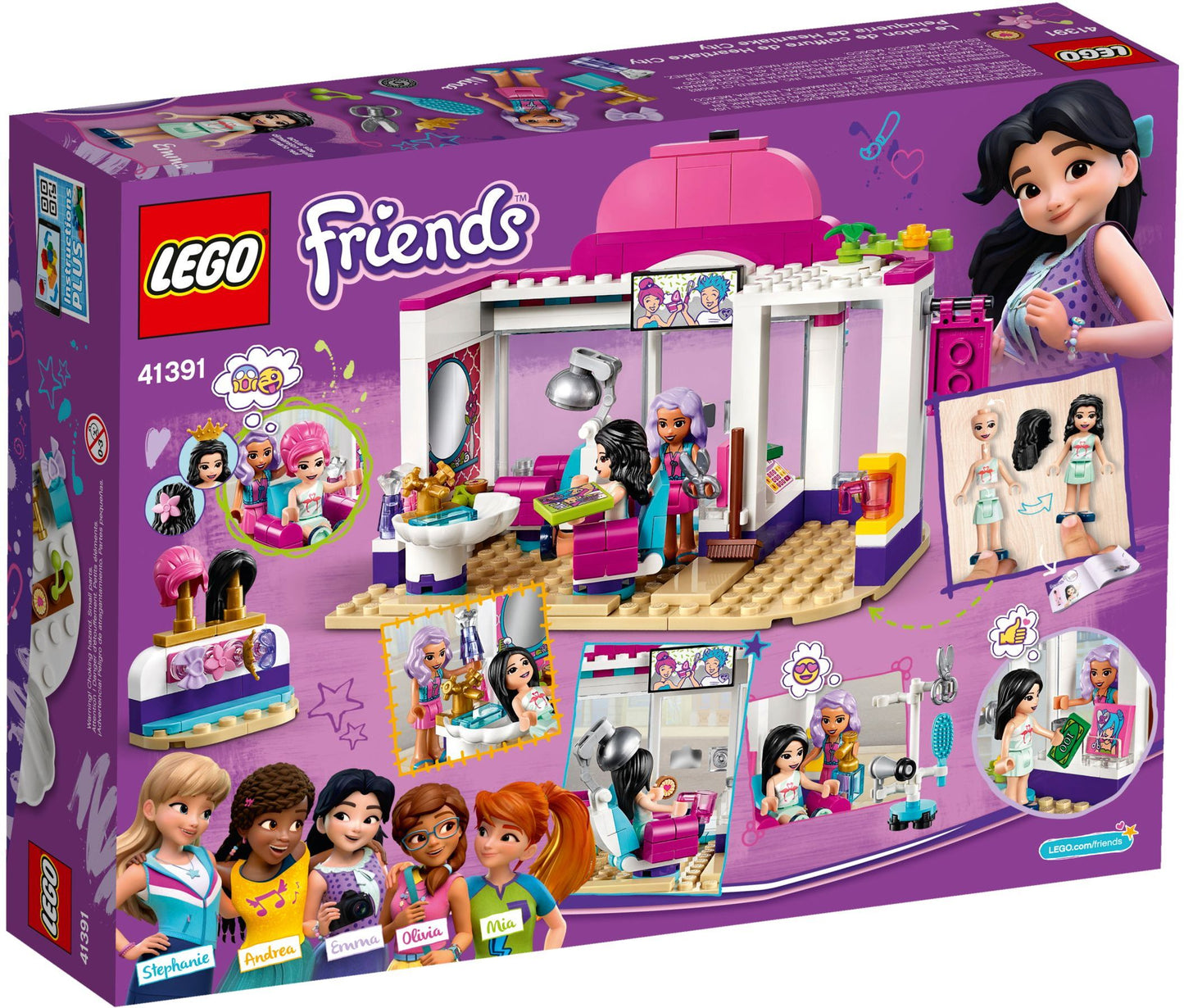 LEGO 41391 Heartlake City Hair Salon: Styling Fun for Kids