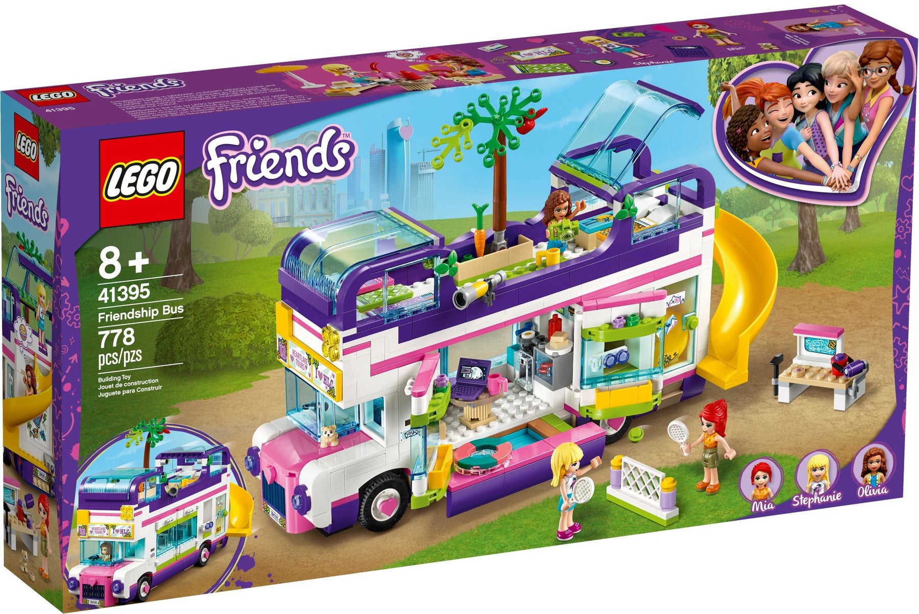LEGO 41395 Friendship Bus: Fun Travel Toy for Kids - SuperSaverAU - view 1