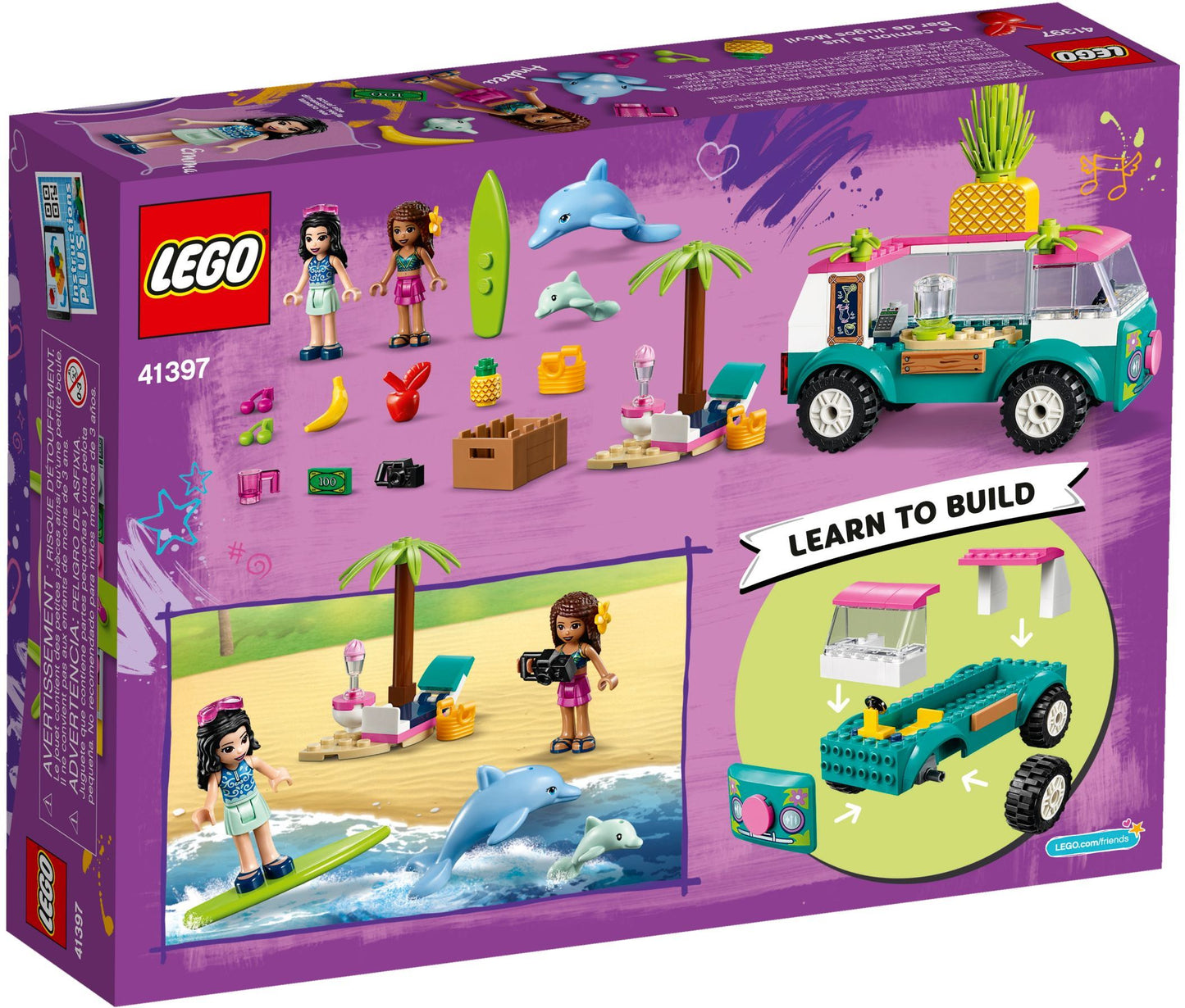 LEGO 41397 Friends Juice Truck Playset with Mini-Dolls