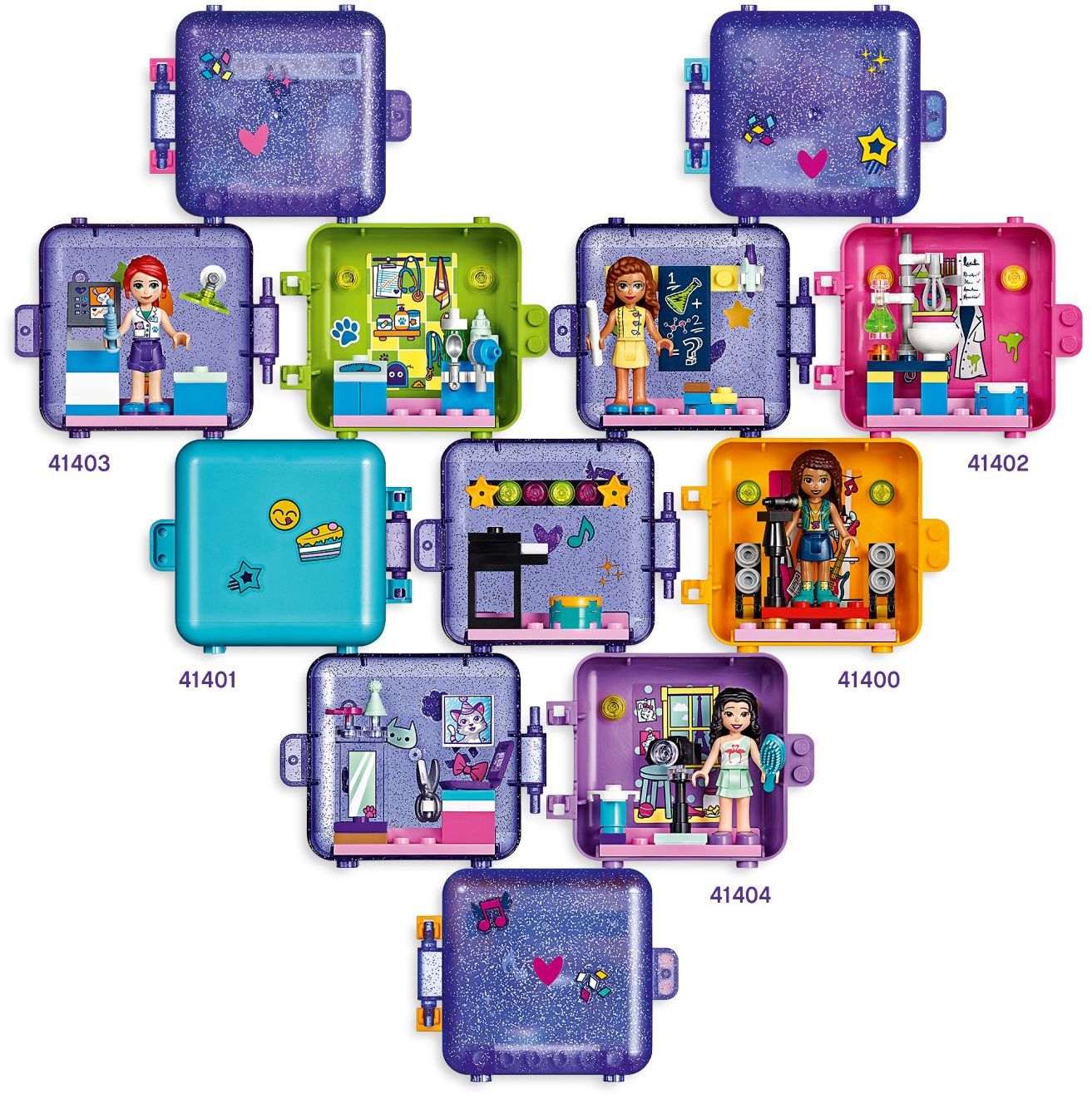 LEGO 41401 Stephanie's Play Cube: Portable Mini Doll Kitchen Set - SuperSaverAU - view 3