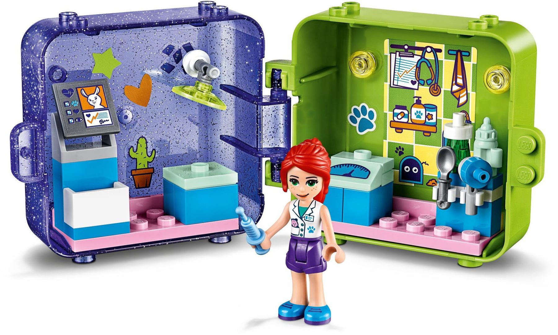 LEGO 41403 Mia's Vet Play Cube: Portable Pet Clinic Fun - SuperSaverAU - view 2