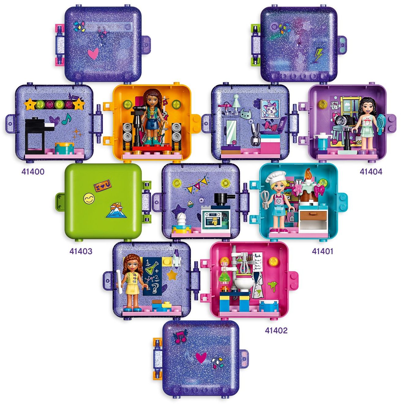 LEGO 41403 Mia's Vet Play Cube: Portable Pet Clinic Fun