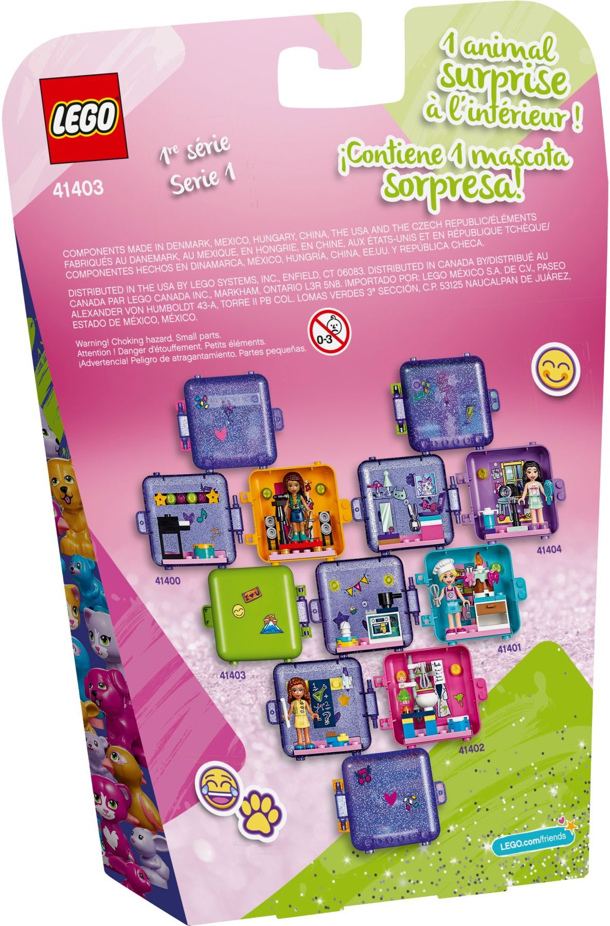 LEGO 41403 Mia's Vet Play Cube: Portable Pet Clinic Fun - SuperSaverAU - view 4