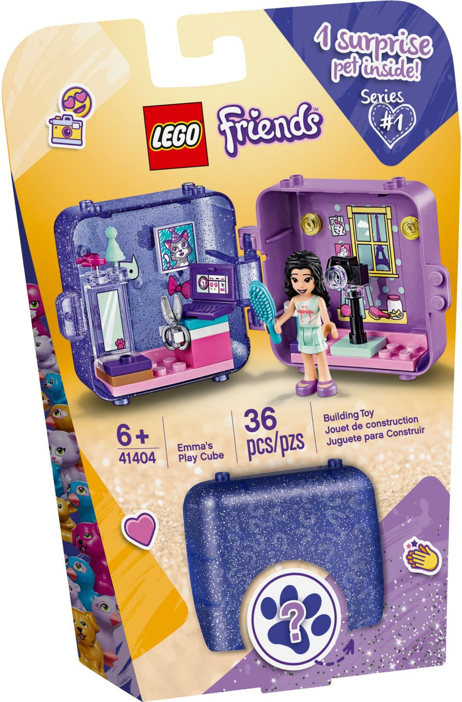 LEGO 41404 Emma's Play Cube: Pet Photo Studio Fun - SuperSaverAU - view 1