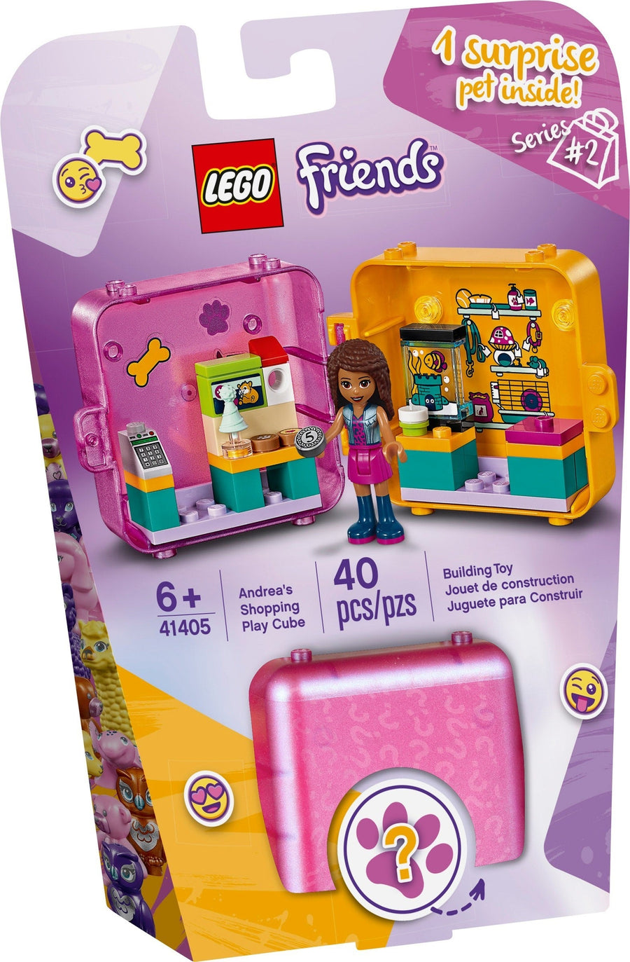 LEGO 41405 Andrea's Pet Shop Play Cube - SuperSaverAU - view 1