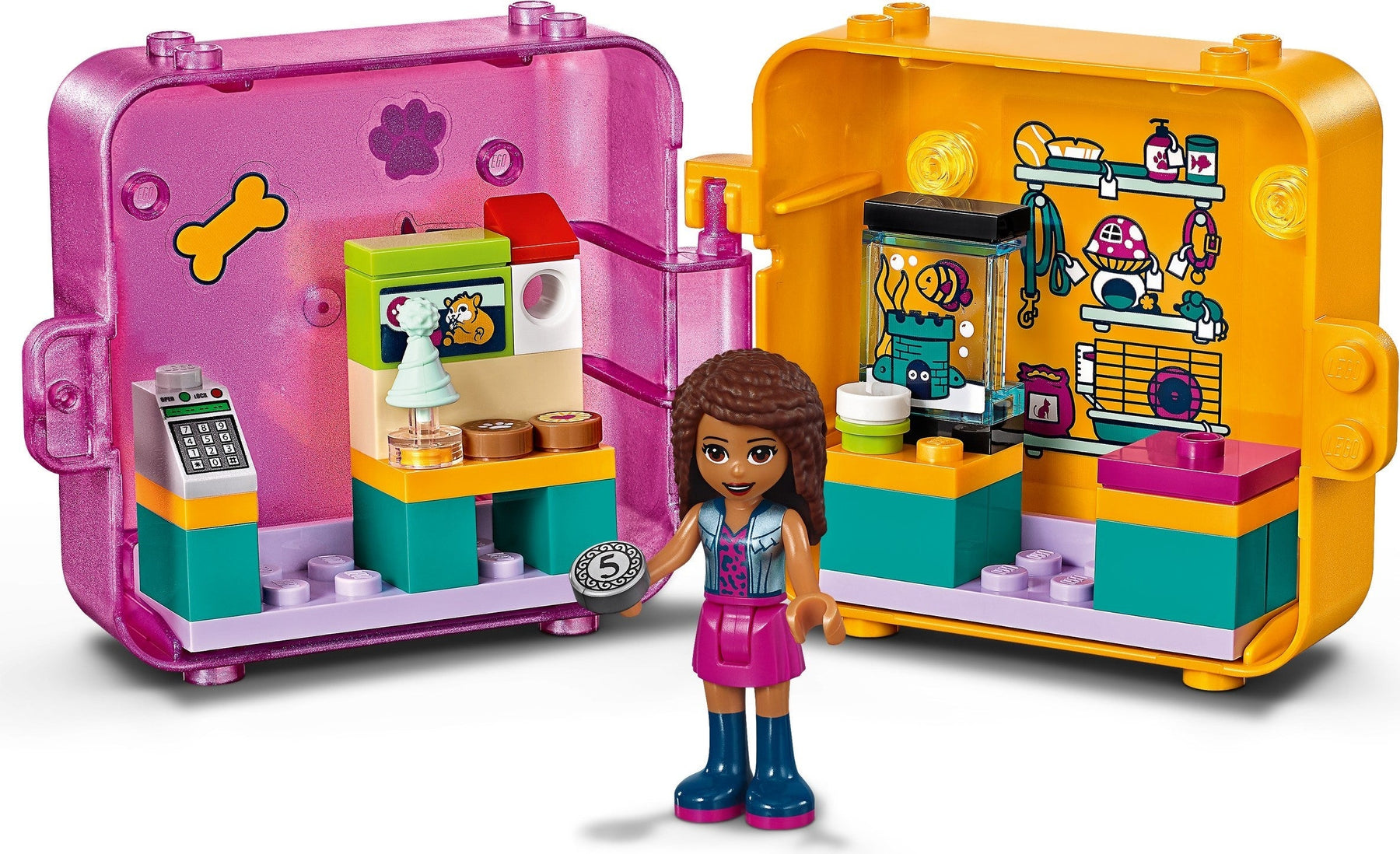LEGO 41405 Andrea's Pet Shop Play Cube - SuperSaverAU - view 2