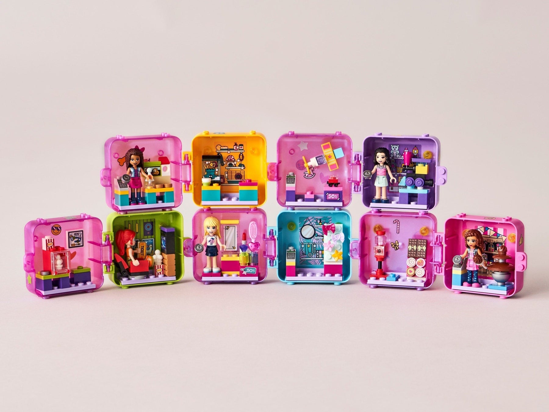 LEGO 41406 Stephanie's Shopping Play Cube: Portable Mini Doll Beauty Shop - SuperSaverAU - view 7